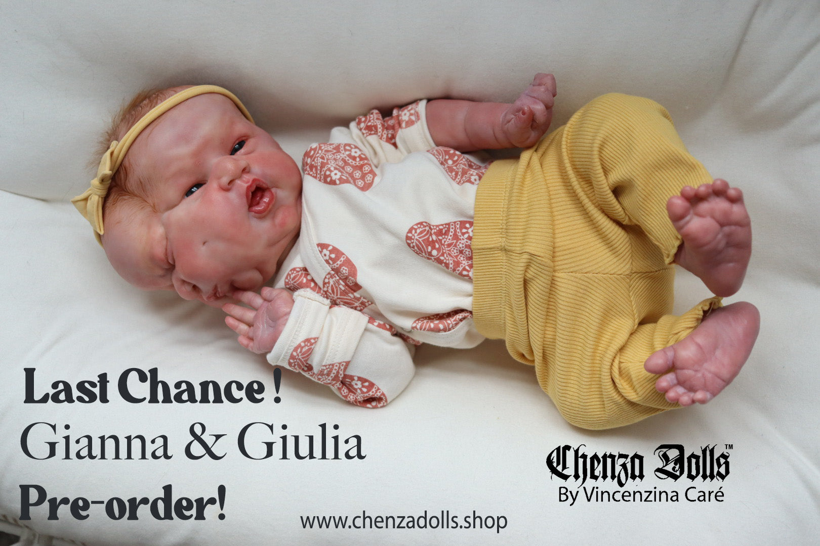 Last chance Pre-Order Gianna and Giulia (Doll kit Only) Doll with