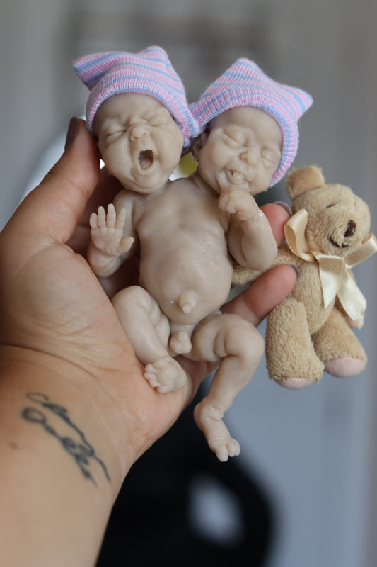 Hanz and Franz 5 inch Silicone baby Doll !